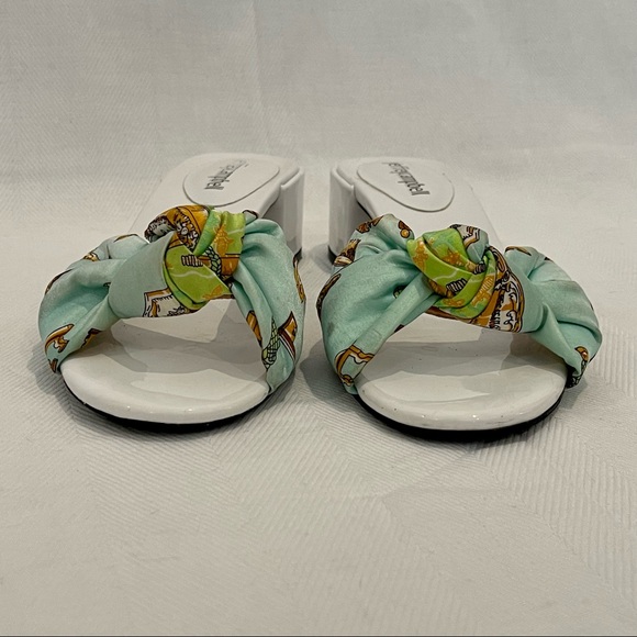 Jeffrey Campbell 100% Natural Silk Beaton Slide Size 7 - Picture 6 of 8